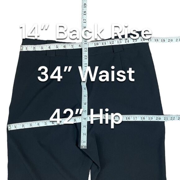 Larry Levine Straight-Leg Sailor Stretch Dress Pants Sz 10 - Picture 8 of 11